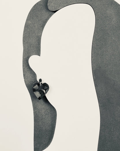 Boucles d'oreilles Lilas Pourpre | Grand Coeur