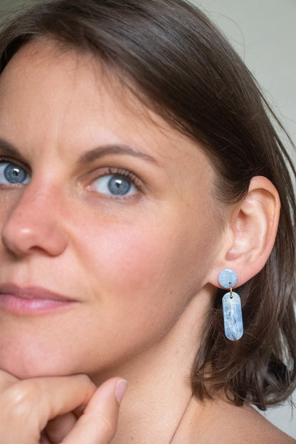 Boucles d'oreilles Ciel Bleu | Point d'exclamation