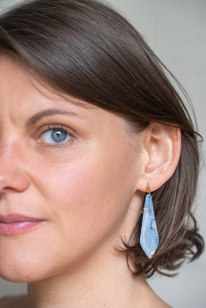 Boucles d'oreilles Ciel Bleu | Comète