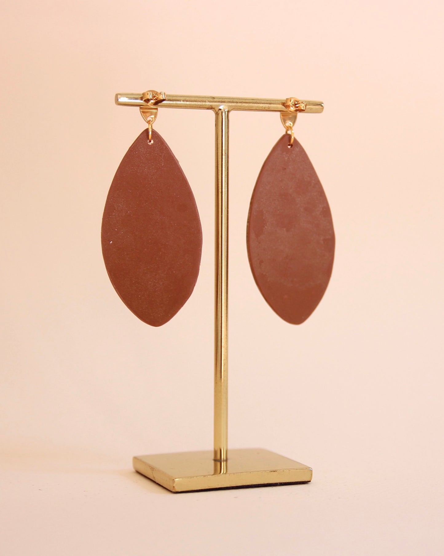 Boucles d'oreilles Léopard | Grand pétale