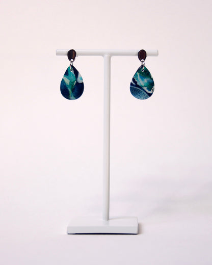 Boucles d'oreilles Ile paradisiaque | Goutte d'eau