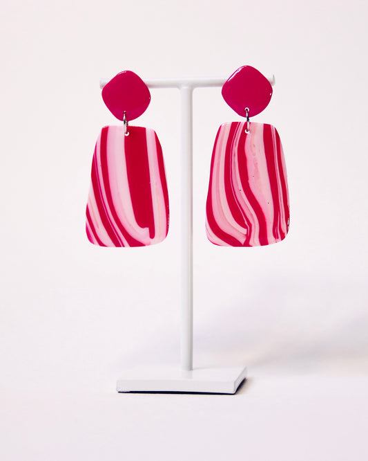 Boucles d'oreilles Sucre d'orge | Grand Trapèze