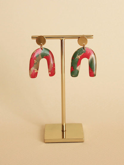 Boucles d'oreilles Christmas vibe | Fer à cheval