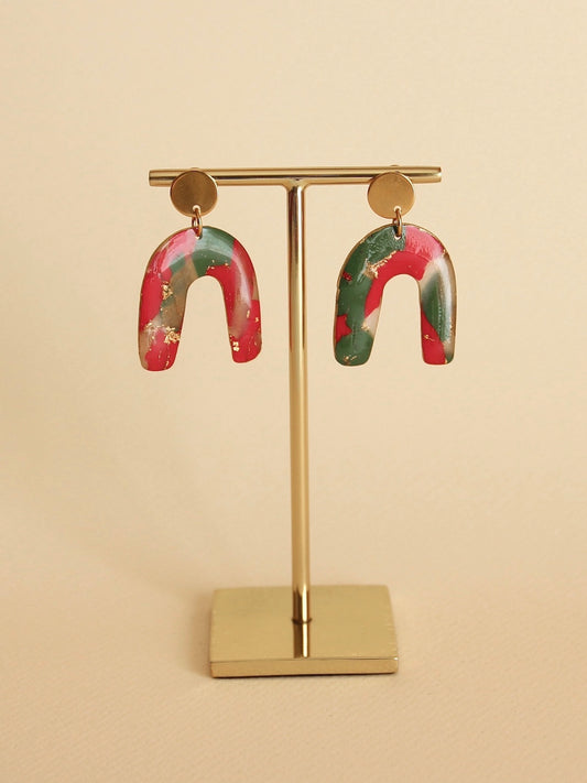 Boucles d'oreilles Christmas vibe | Fer à cheval
