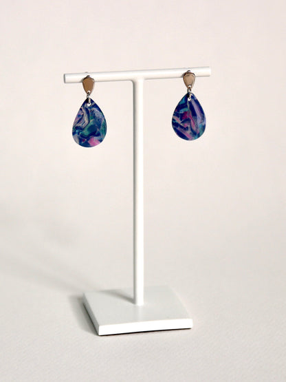Boucles d'oreilles Aurore boréale | Goutte d'eau