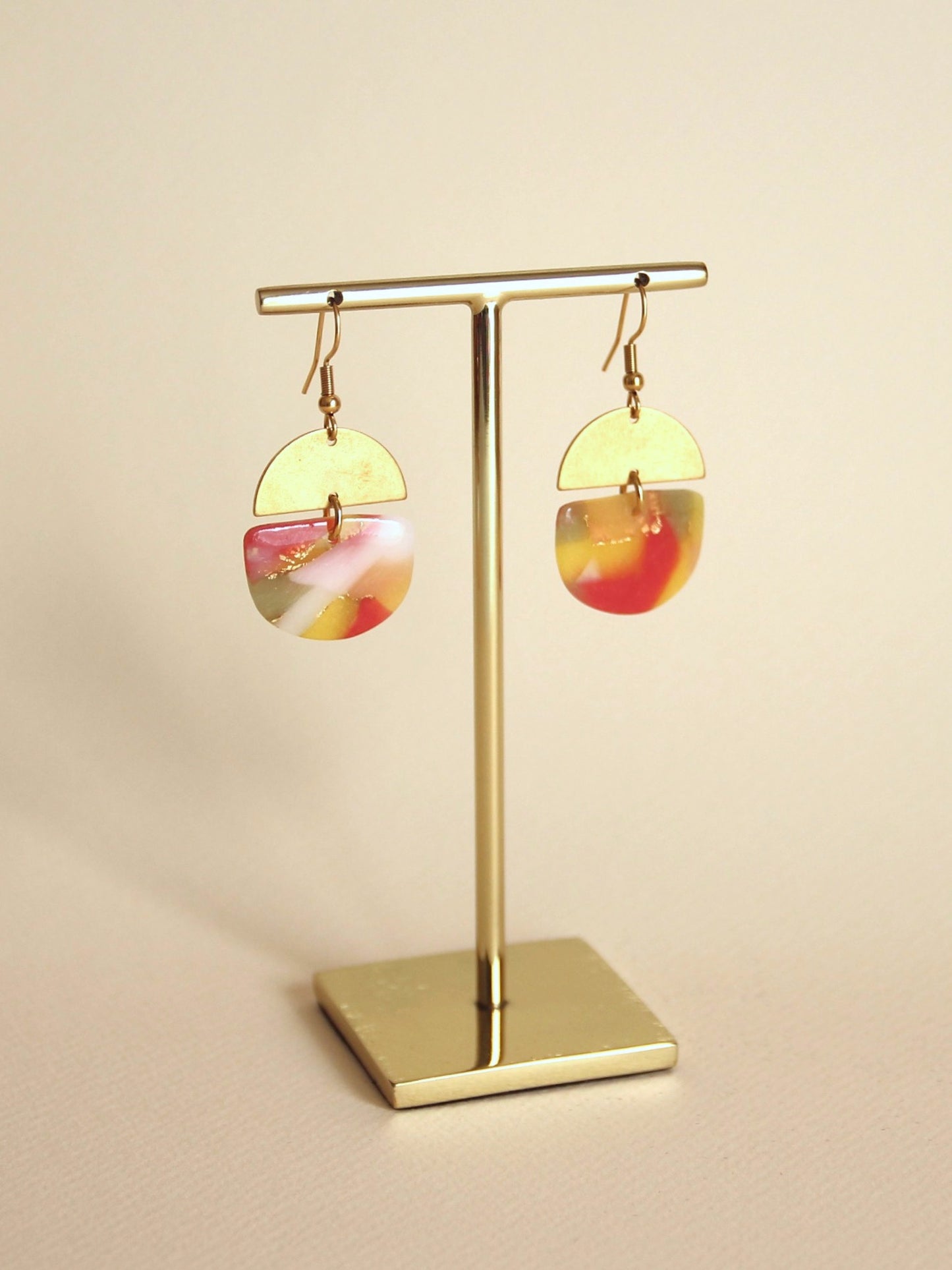 Boucles d'oreilles Citrus | Demi-lune